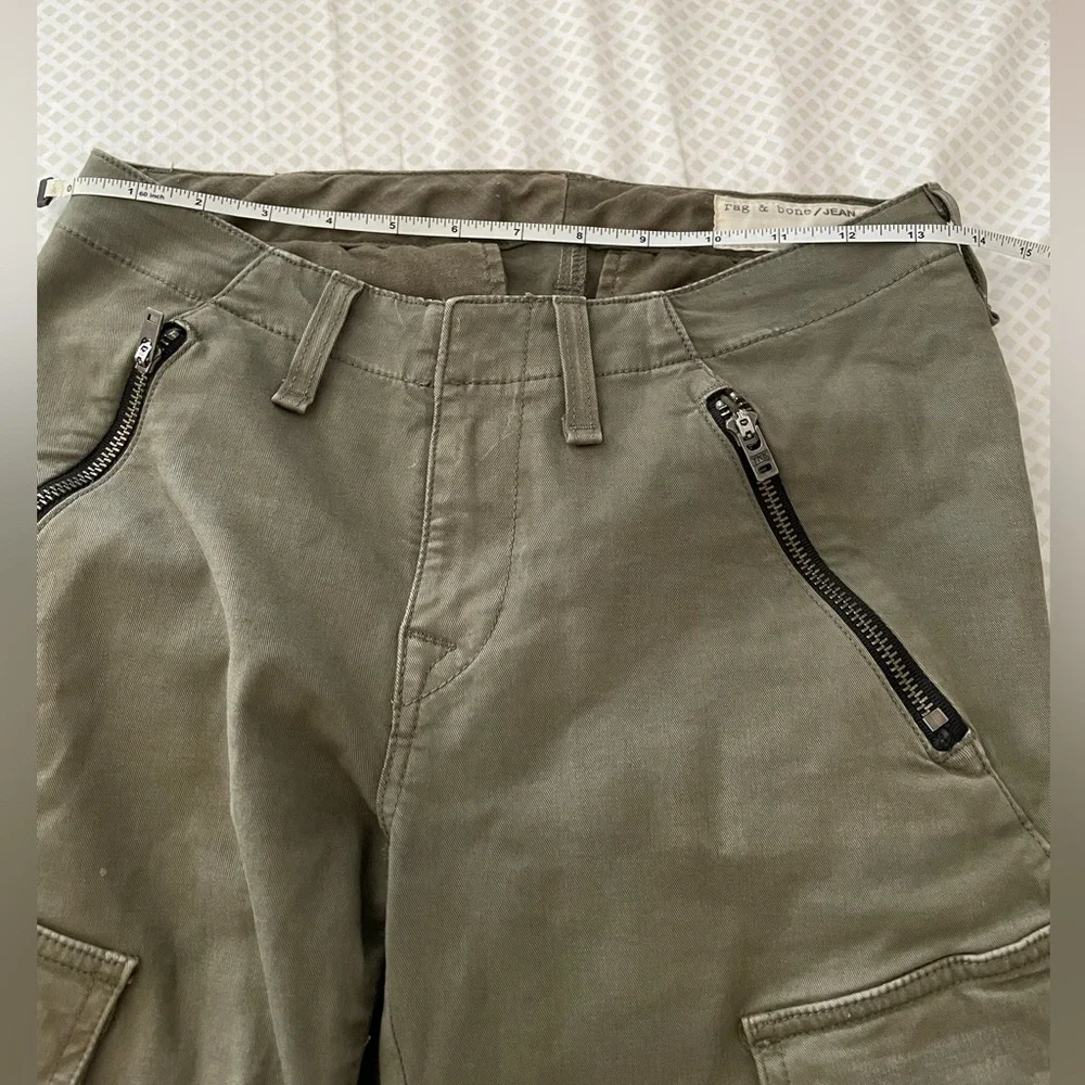 Rag & Bone Skinny Khaki Green Cargo Pants - Picture 8 of 12